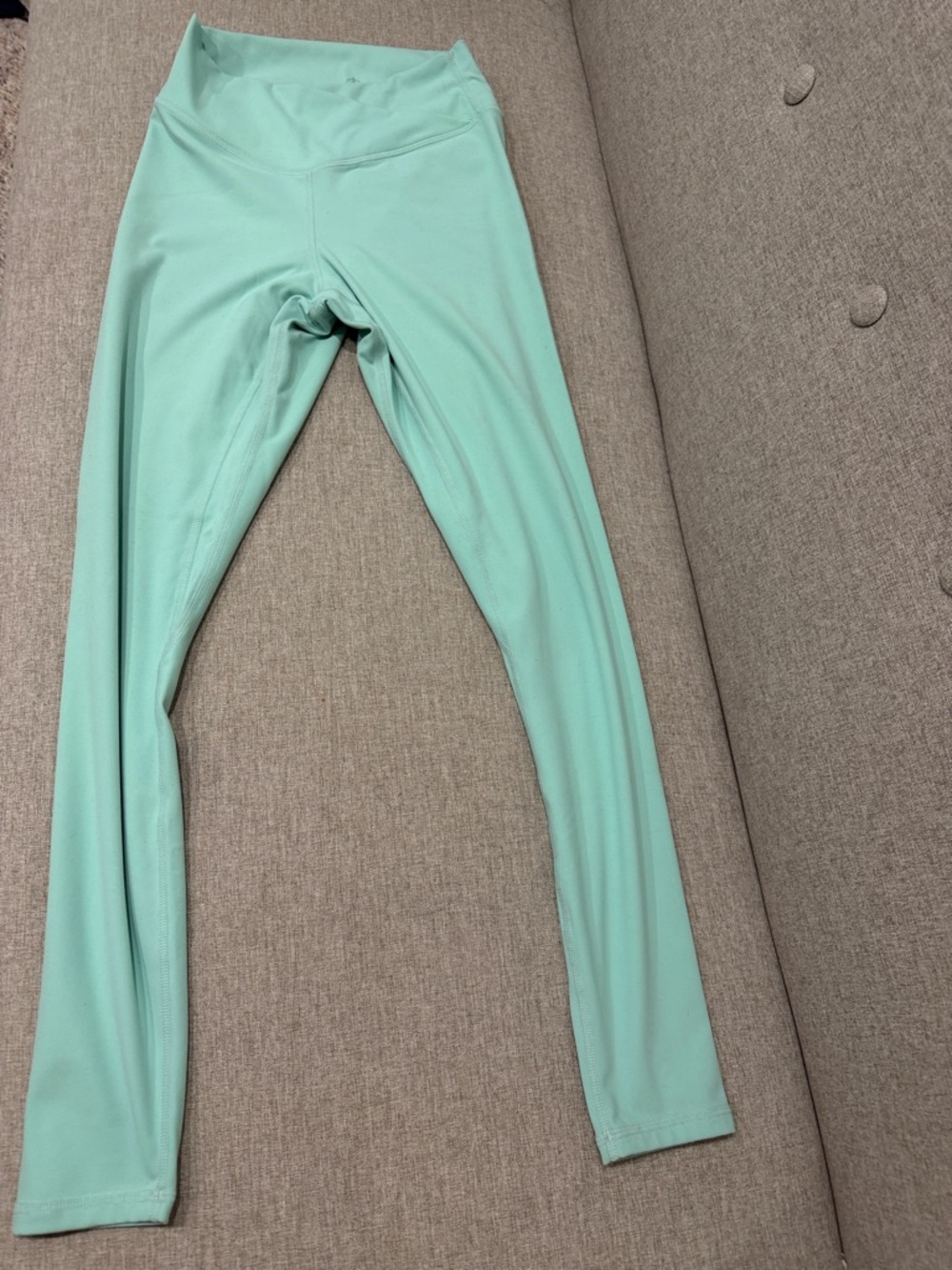 Sunzel High-Rise Mint Green Performance Leggings